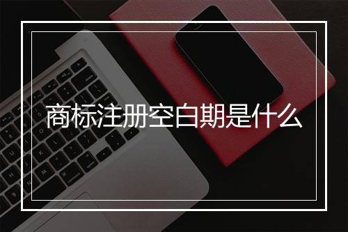 商标注册空白期是什么