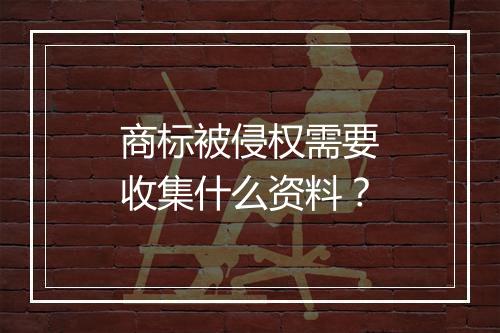 商标被侵权需要收集什么资料？