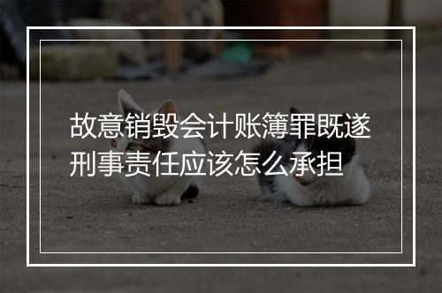 故意销毁会计账簿罪既遂刑事责任应该怎么承担