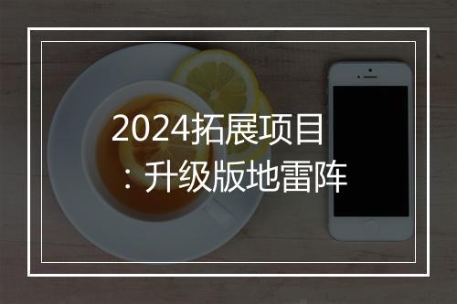 2024拓展项目：升级版地雷阵