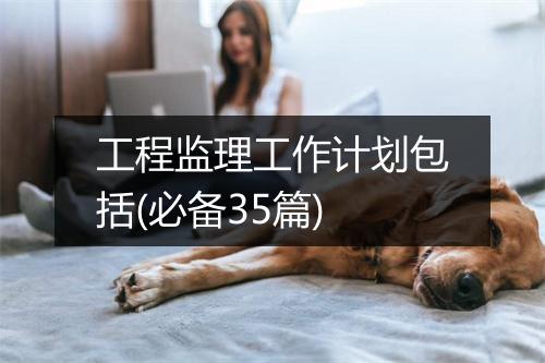 工程监理工作计划包括(必备35篇)