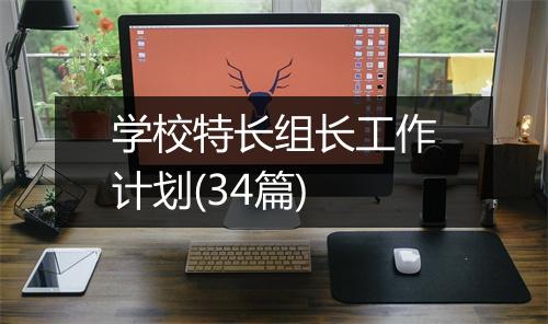 学校特长组长工作计划(34篇)
