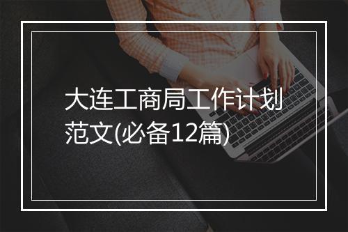 大连工商局工作计划范文(必备12篇)