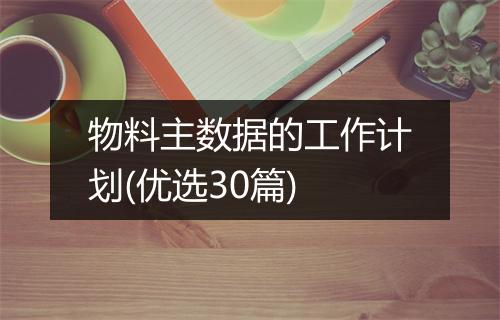 物料主数据的工作计划(优选30篇)
