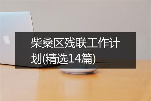 柴桑区残联工作计划(精选14篇)