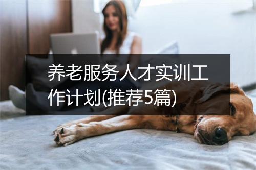 养老服务人才实训工作计划(推荐5篇)