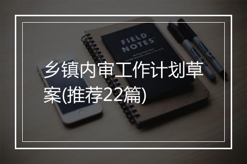 乡镇内审工作计划草案(推荐22篇)