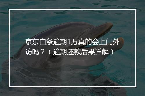 京东白条逾期1万真的会上门外访吗？（逾期还款后果详解）