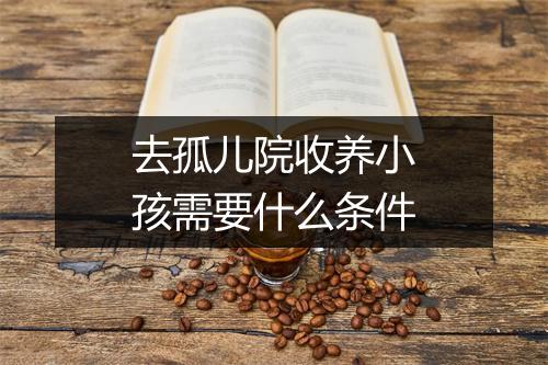 去孤儿院收养小孩需要什么条件