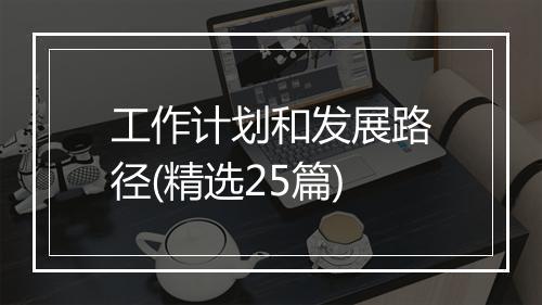 工作计划和发展路径(精选25篇)