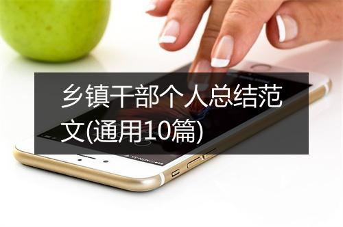 乡镇干部个人总结范文(通用10篇)