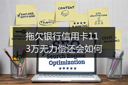 拖欠银行信用卡113万无力偿还会如何