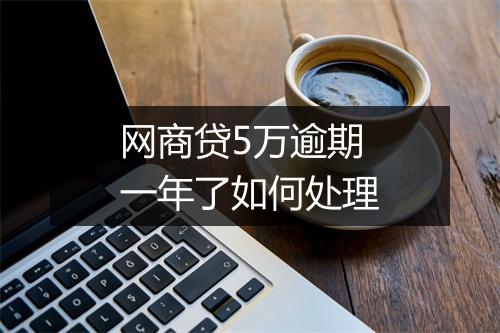 网商贷5万逾期一年了如何处理