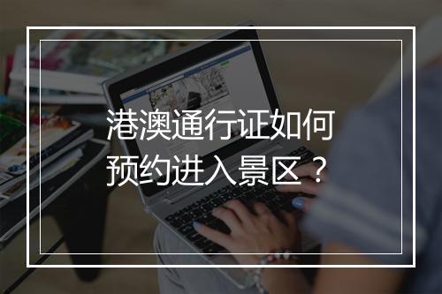 港澳通行证如何预约进入景区？