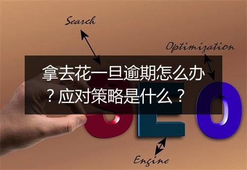 拿去花一旦逾期怎么办？应对策略是什么？
