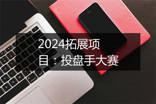 2024拓展项目：投盘手大赛