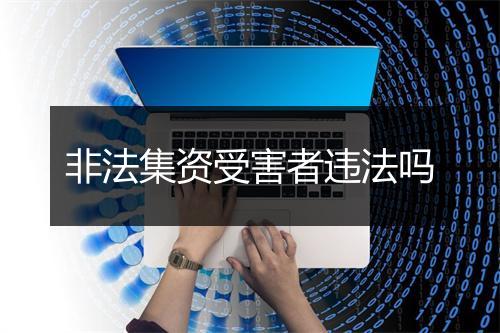 非法集资受害者违法吗
