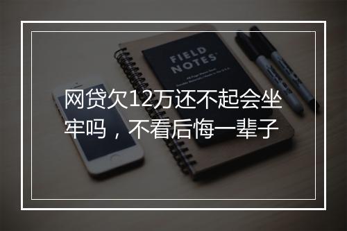 网贷欠12万还不起会坐牢吗，不看后悔一辈子