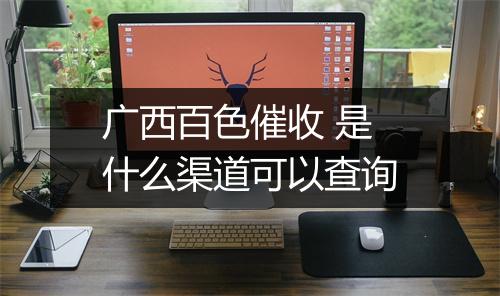 广西百色催收 是什么渠道可以查询