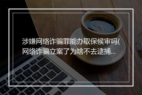涉嫌网络诈骗罪能办取保候审吗(网络诈骗立案了为啥不去逮捕)