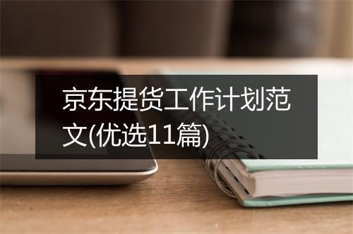 京东提货工作计划范文(优选11篇)