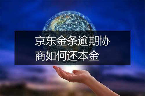 京东金条逾期协商如何还本金