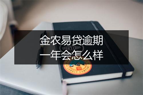 金农易贷逾期一年会怎么样