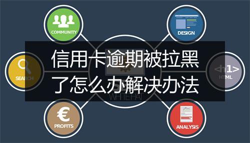 信用卡逾期被拉黑了怎么办解决办法
