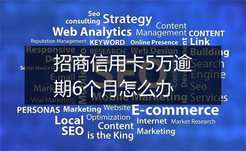 招商信用卡5万逾期6个月怎么办
