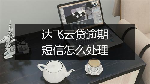 达飞云贷逾期短信怎么处理