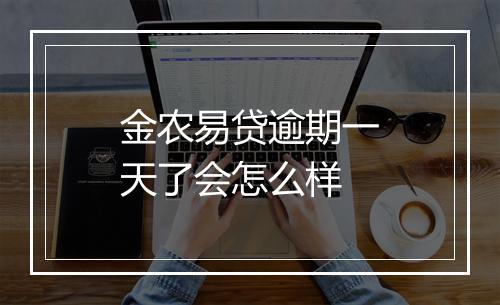 金农易贷逾期一天了会怎么样