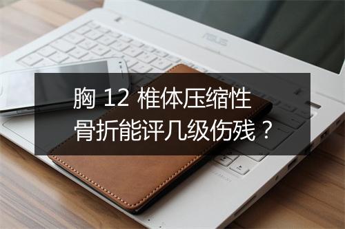 胸 12 椎体压缩性骨折能评几级伤残？