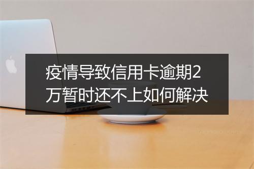 疫情导致信用卡逾期2万暂时还不上如何解决