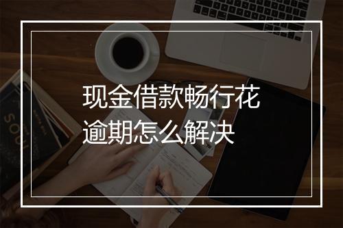 现金借款畅行花逾期怎么解决