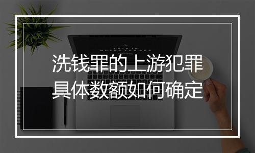 洗钱罪的上游犯罪具体数额如何确定