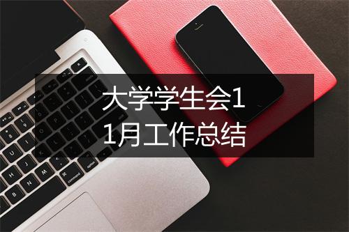 大学学生会11月工作总结