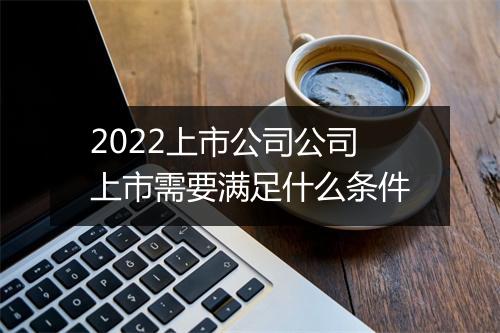 2022上市公司公司上市需要满足什么条件