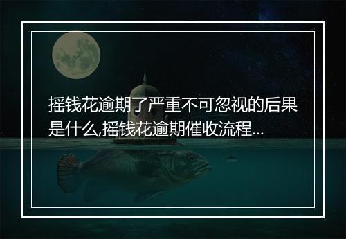 摇钱花逾期了严重不可忽视的后果是什么,摇钱花逾期催收流程解析