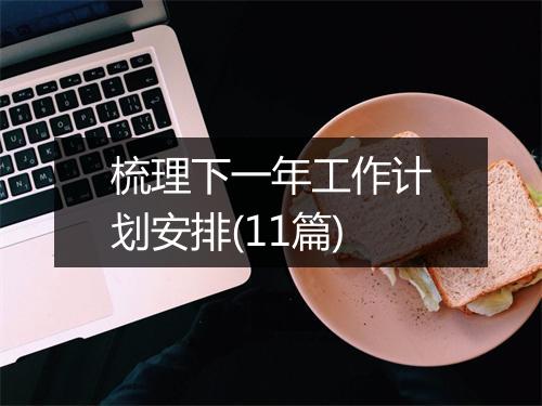 梳理下一年工作计划安排(11篇)