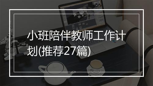 小班陪伴教师工作计划(推荐27篇)
