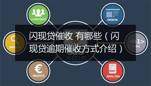 闪现贷催收 有哪些（闪现贷逾期催收方式介绍）