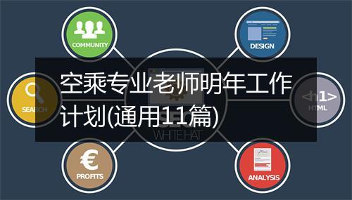 空乘专业老师明年工作计划(通用11篇)