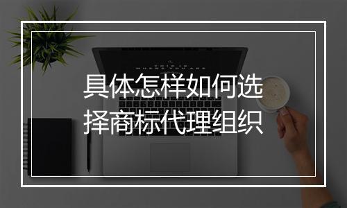 具体怎样如何选择商标代理组织