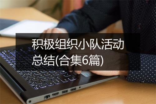 积极组织小队活动总结(合集6篇)