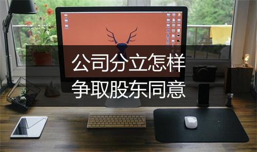 公司分立怎样争取股东同意