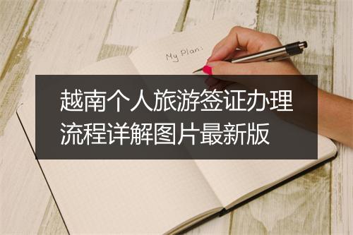 越南个人旅游签证办理流程详解图片最新版