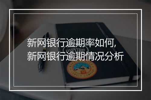 新网银行逾期率如何,新网银行逾期情况分析