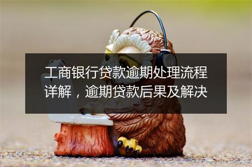 工商银行贷款逾期处理流程详解，逾期贷款后果及解决