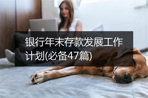 银行年末存款发展工作计划(必备47篇)