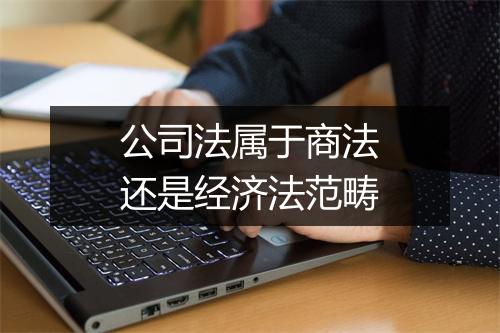 公司法属于商法还是经济法范畴